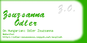 zsuzsanna odler business card